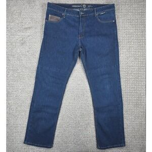 Highway 21 Stronghold Jeans Men 38x32 Blue Dyneema Motorcycle Riding Jeans Denim